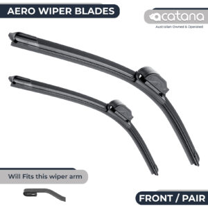 Aero Wiper Blades for LDV Deliver 9 based Sunliner Quest 2020 - 2024 Motorhome, Pair Pack