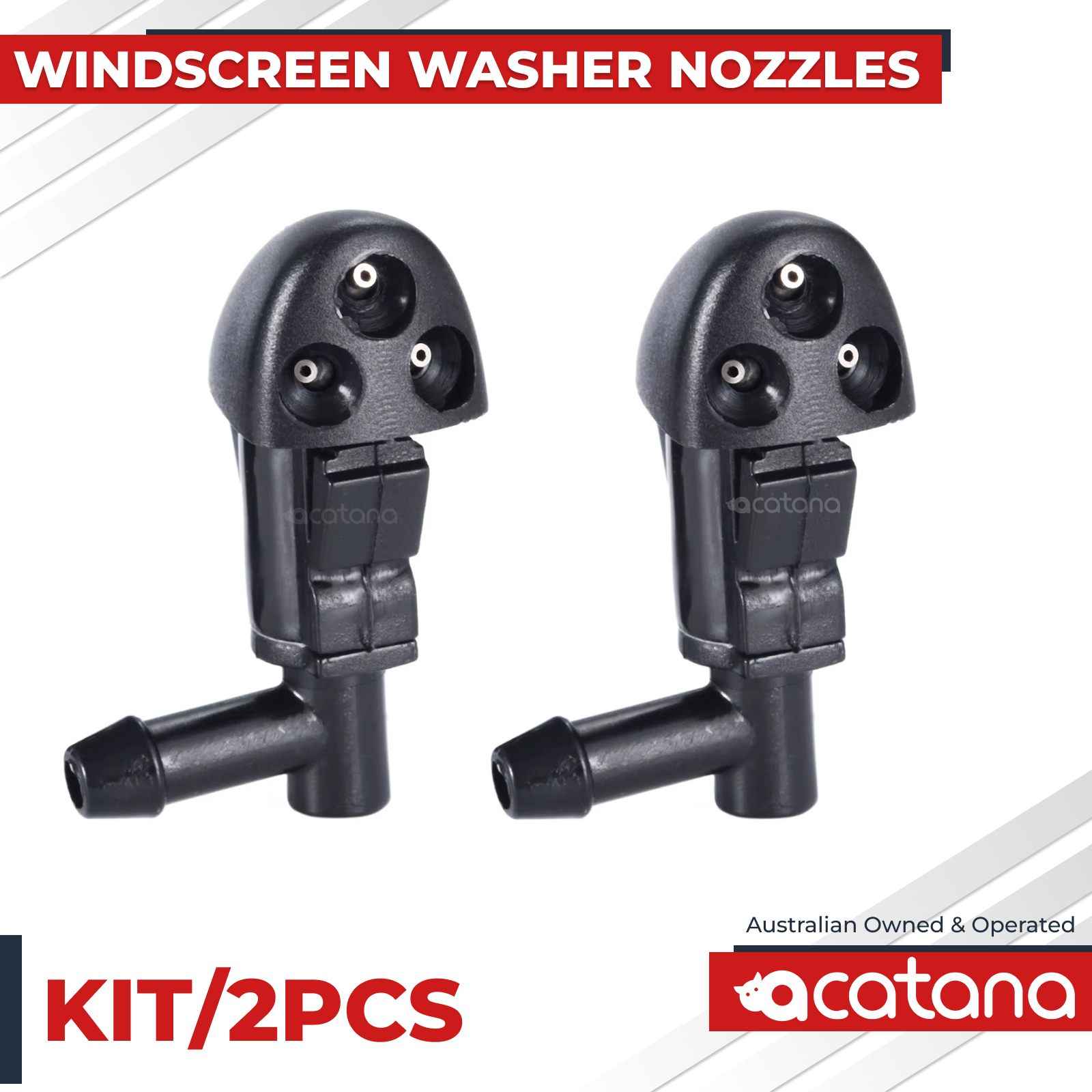 2pcs Windscreen Washer Jet Nozzles for Holden Chevrolet OEM 94556605 1 Aurus Auto 2pcs Windscreen Washer Jet Nozzles for Holden Chevrolet OEM 94556605