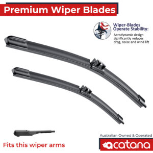 Premium Wiper Blades Set fit Mercedes Benz V-Class W447 2015 - 2024, Front Pair