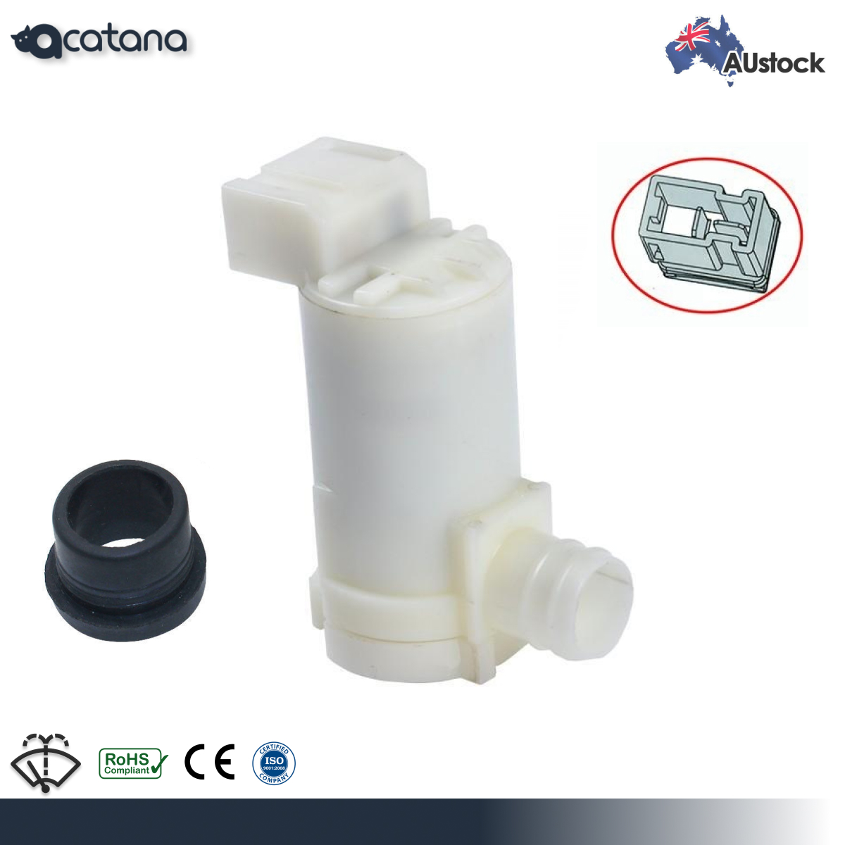 Windscreen Washer Pump for Nissan Patrol GR Y60 1986 - 1998 1 Aurus Auto Windscreen Washer Pump for Nissan Patrol GR Y60 1986 - 1998
