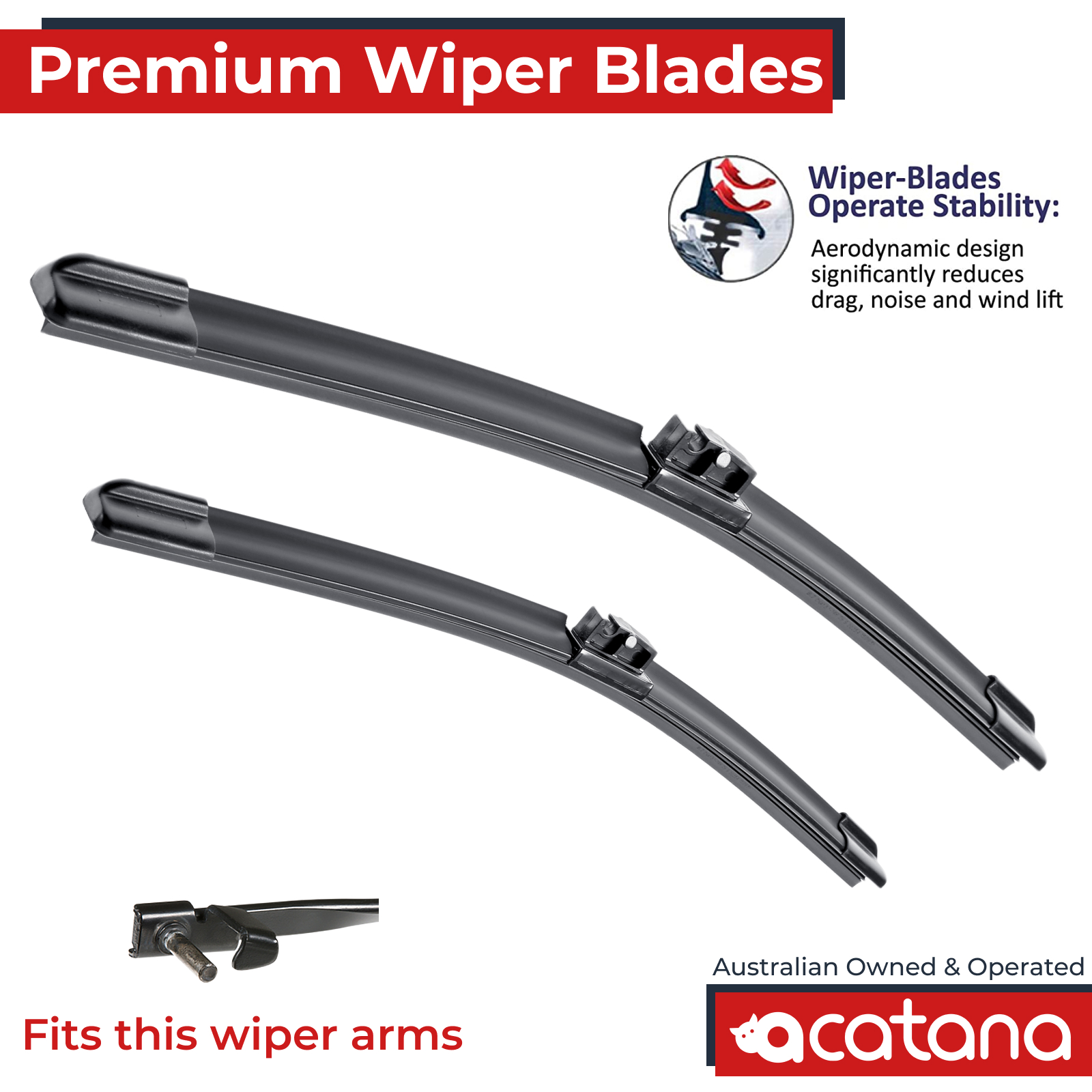 Premium Wiper Blades Set fit BMW M6 F13 Coupe 2012 - 2017 Front 1 Aurus Auto Premium Wiper Blades Set fit BMW M6 F13 Coupe 2012 - 2017 Front