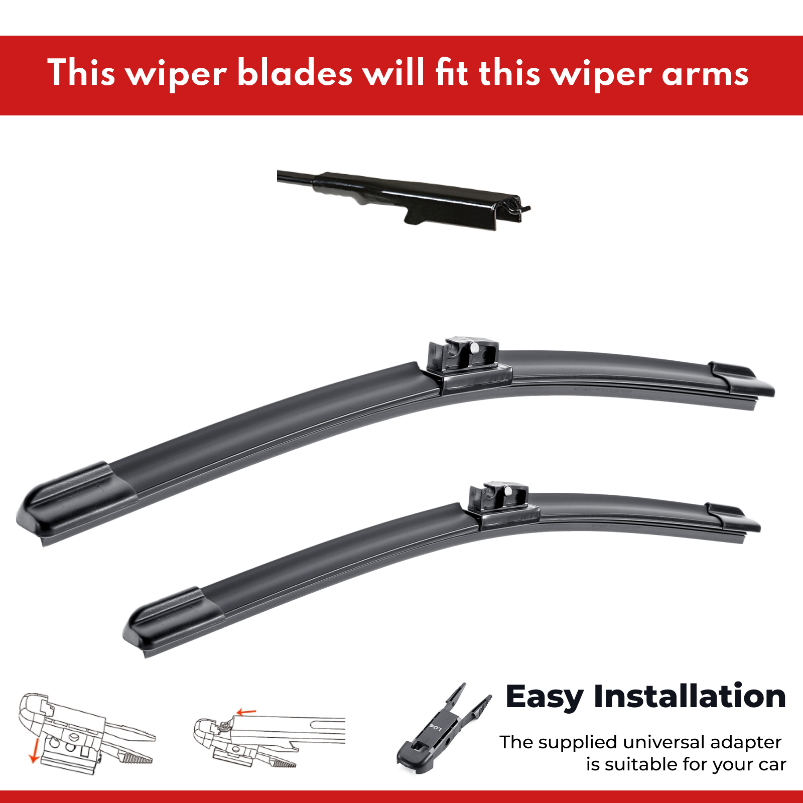 Premium Wiper Blades Set fit HSV GTS E Series 2006 - 2013, Front Pair 5 Aurus Auto Premium Wiper Blades Set fit HSV GTS E Series 2006 - 2013, Front Pair