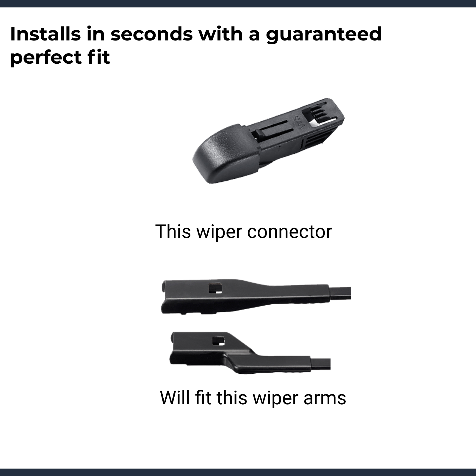 Aero Wiper Blades for Porsche 718 Cayman 982 2016 - 2022, Pair Pack 5 Aurus Auto Aero Wiper Blades for Porsche 718 Cayman 982 2016 - 2022, Pair Pack