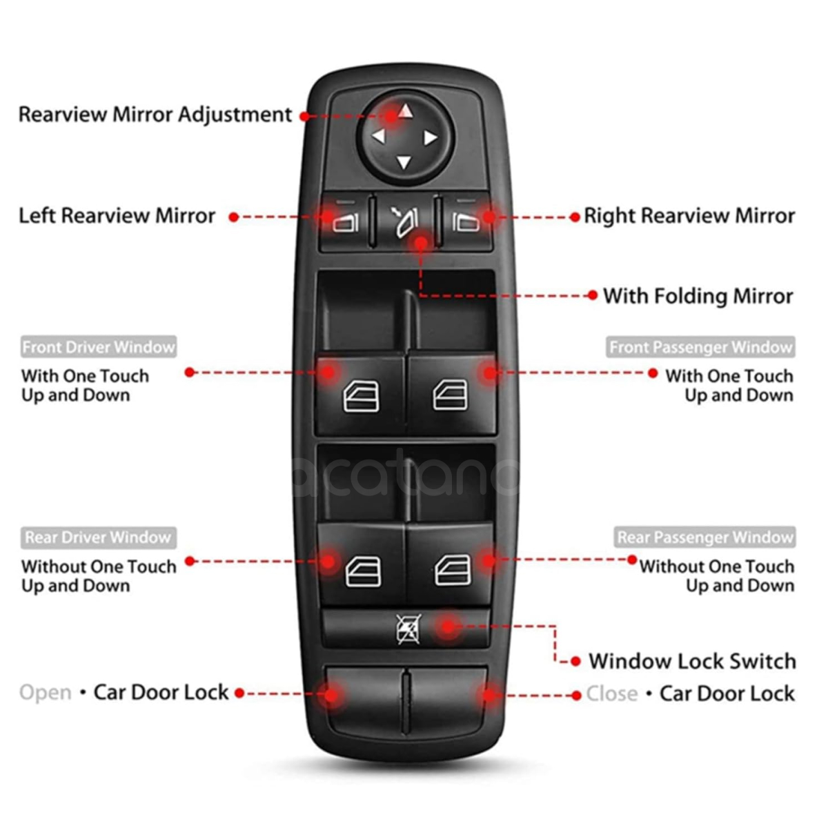 Power Master Window Switch for Mercedes GLS GL320 GL350 GL450 GL500 2006 - 2012 7 Aurus Auto Power Master Window Switch for Mercedes GLS GL320 GL350 GL450 GL500 2006 - 2012 3.0L 4.0L 4.7L 5.5L 165kW 195kW 250kW 225kW 285kW A2518200310