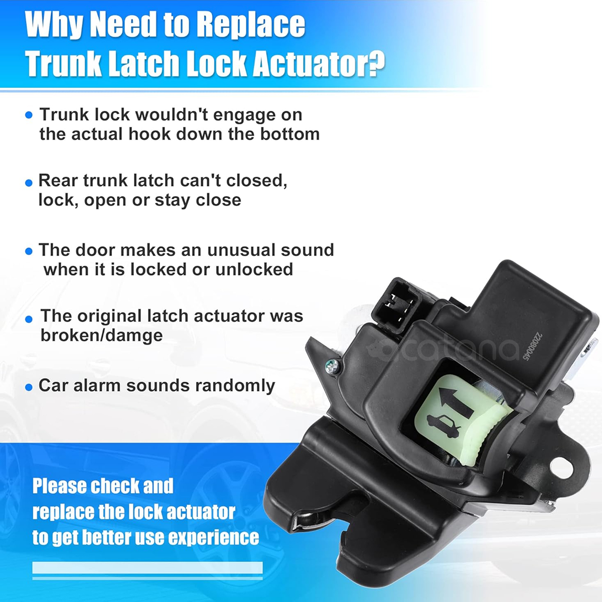 Tailgate Trunk Latch Lock Actuator for Kia Forte (81230-A7030, 81230A7030) 6 Aurus Auto Tailgate Trunk Latch Lock Actuator for Kia Forte (81230-A7030, 81230A7030)