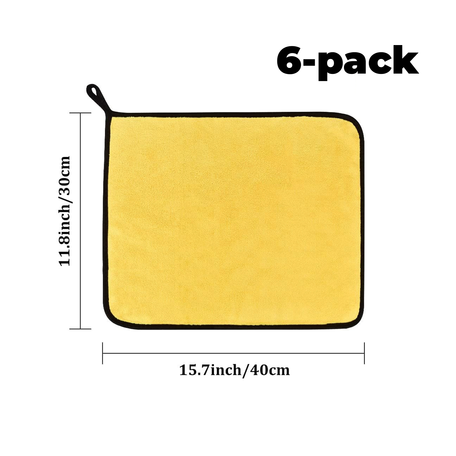 Premium Microfiber Towels - Car Detailing Cloth, (6PCS , BIG Size 30×40cm) 3 Aurus Auto Acatana Premium Microfiber Towels - Cleaning Cloths, 6PCS 30×40cm