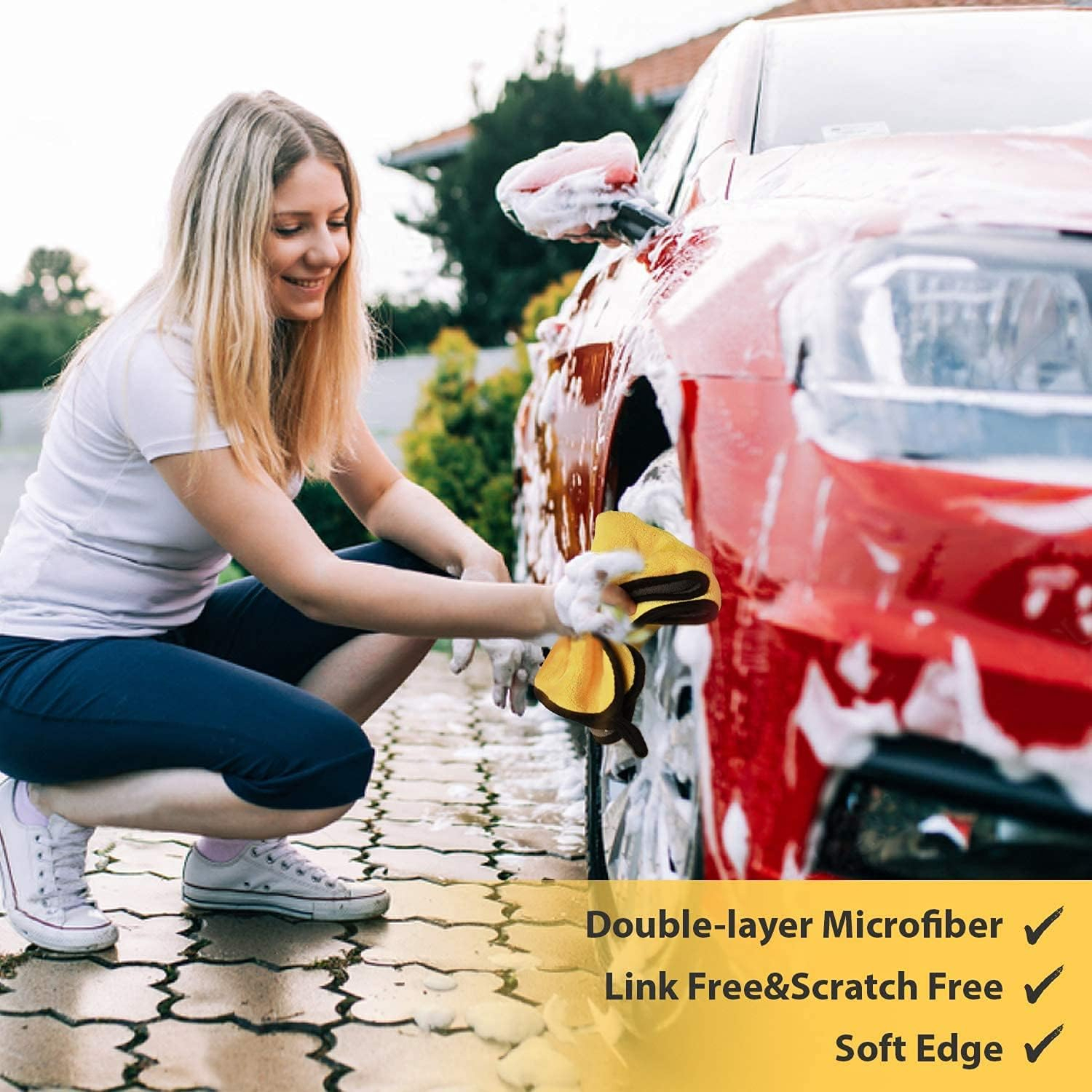 Premium Microfiber Towels - Car Detailing Cloth, (6PCS , BIG Size 30×40cm) 5 Aurus Auto Acatana Premium Microfiber Towels - Cleaning Cloths, 6PCS 30×40cm