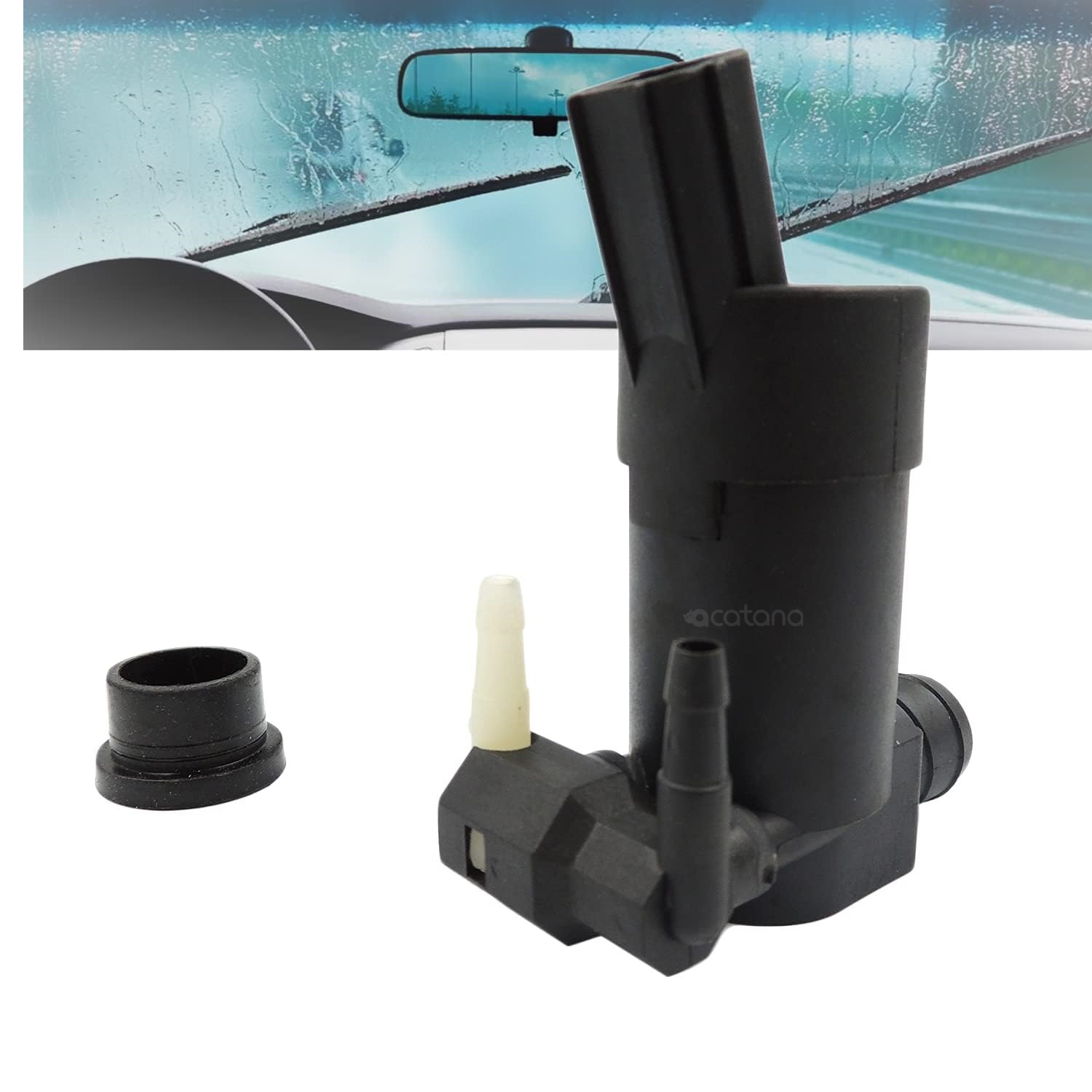 Windscreen Washer Pump for Ford OEM Replace BV6117K624BA BV61-17K624-BA 14 Aurus Auto Windscreen Washer Pump for Ford OEM Replace BV6117K624BA BV61-17K624-BA