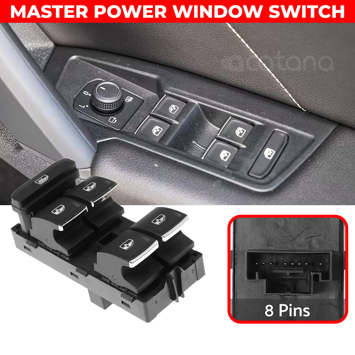 Power Master Window Switch for VW Golf GTI MK7 Passat B8 5G0959857C 5G0959857 10 Aurus Auto Power Master Window Switch for VW Golf GTI MK7 Passat B8 5G0959857C 5G0959857
