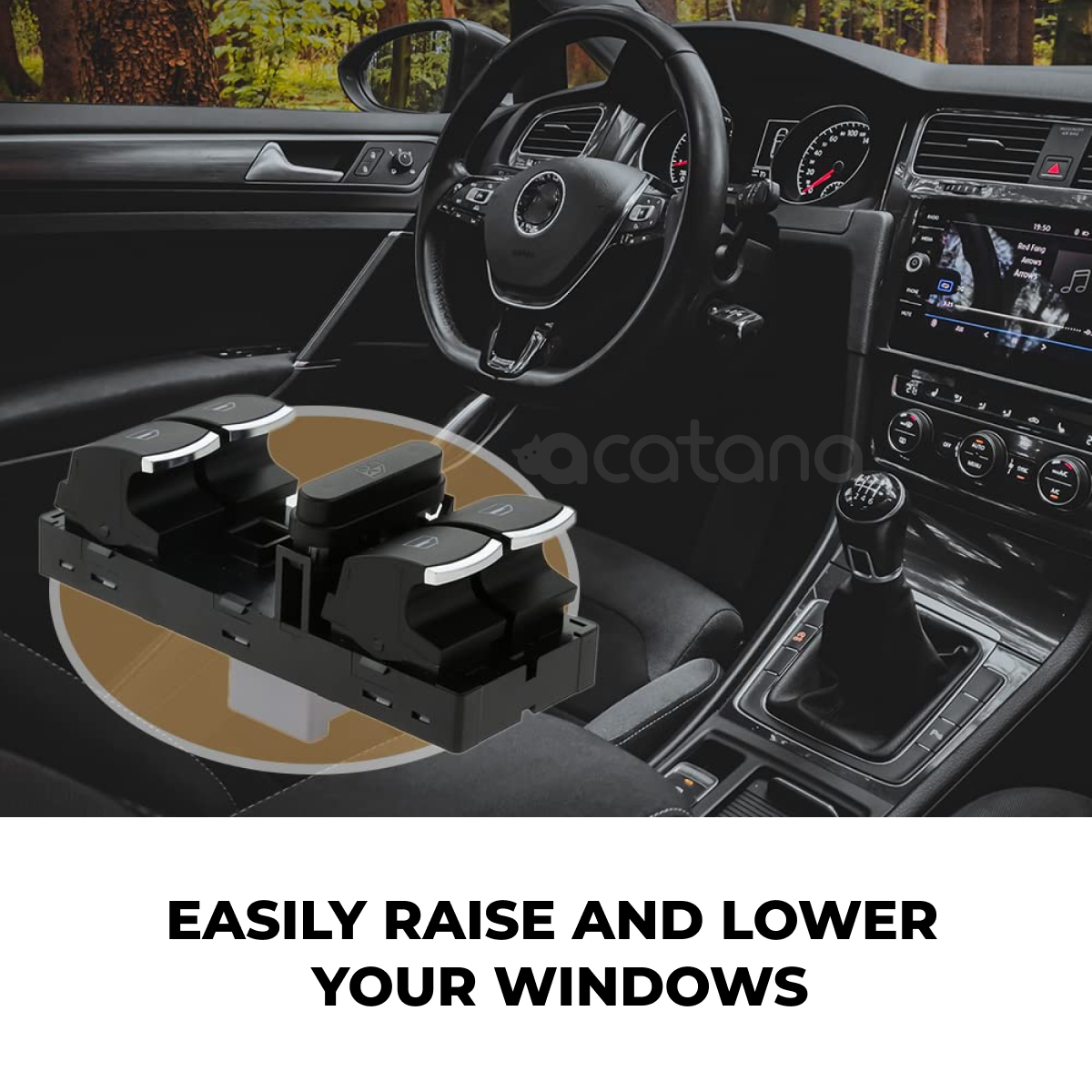 Master Power Window Switch for VW Volkswagen 5ND959857 5K4959857 10 Aurus Auto Master Power Window Switch for VW Passat B6 EOS Golf MK5 MK6 Jetta 5ND959857