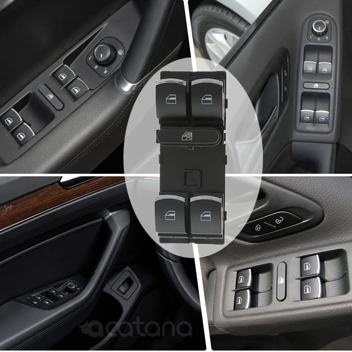 Master Power Window Switch for VW Volkswagen 5ND959857 5K4959857 12 Aurus Auto Master Power Window Switch for VW Passat B6 EOS Golf MK5 MK6 Jetta 5ND959857