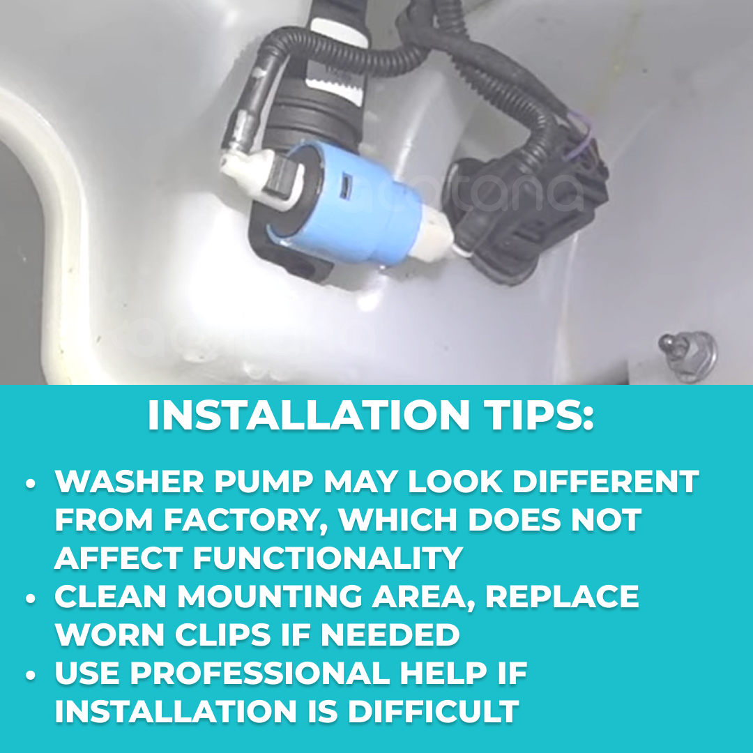 Windscreen Washer Pump for VW Tiguan 5N 2007 - 2018 SUV 4 Aurus Auto Windscreen Washer Pump for VW Tiguan 5N 2007 - 2018 SUV
