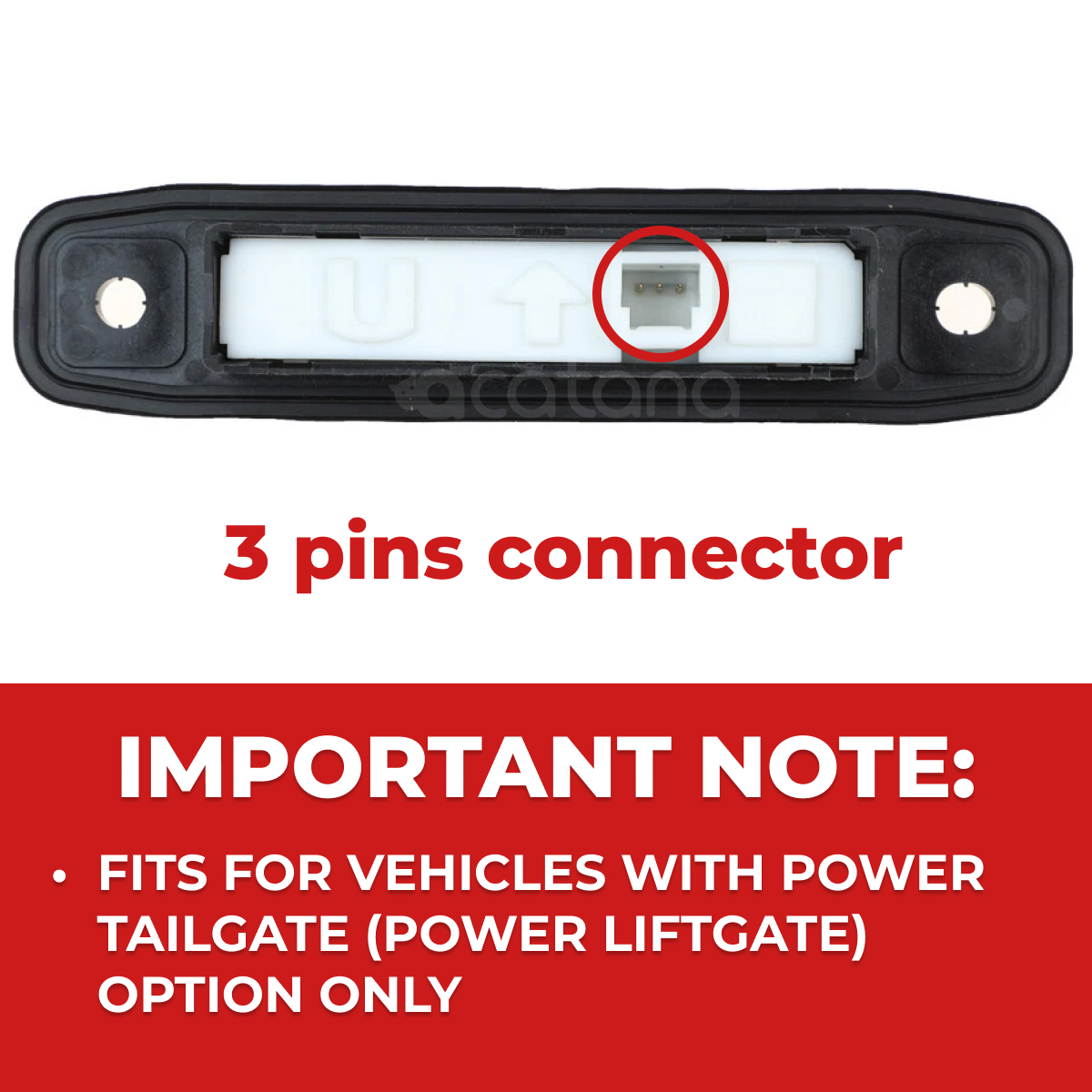 Tailgate Switch for Toyota Yaris NCP131 2010 - 2020 Back Rear 4 Aurus Auto Tailgate Switch for Toyota Yaris NCP131 2010 - 2020 Back Rear