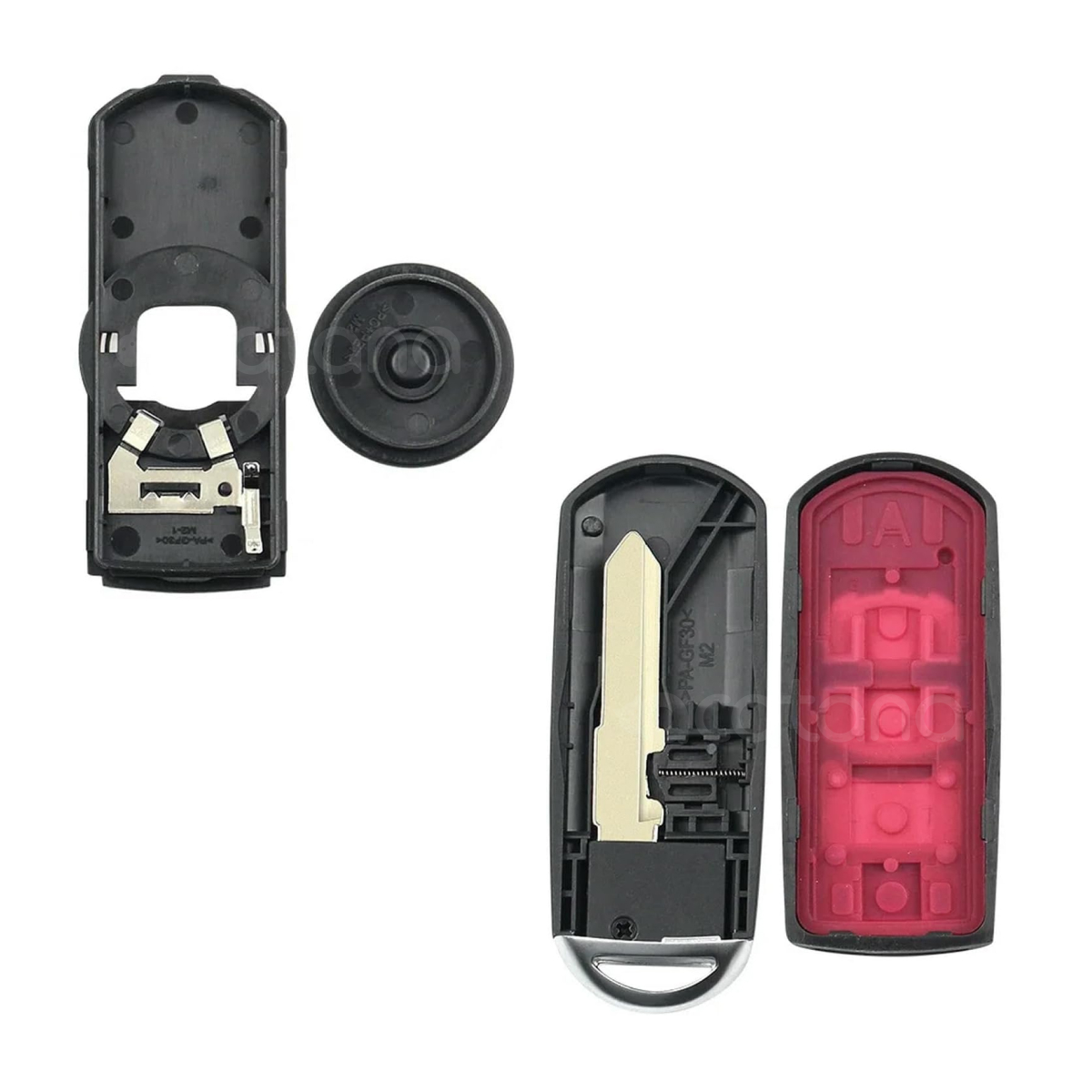 Remote Key Shell Case for Mazda MX-5 Miata 2010 - 2012 3 Buttons Uncut Blade 10 Aurus Auto Remote Key Shell Case for Mazda MX-5 Miata 2010 - 2012 3 Buttons Uncut Blade