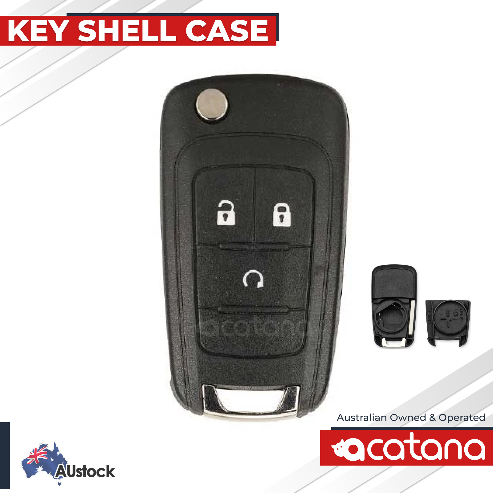 Remote Key Shell Case for Holden Cruze 2009 - 2014 1 Aurus Auto Remote Key Shell Case for Holden Cruze 2009 - 2014