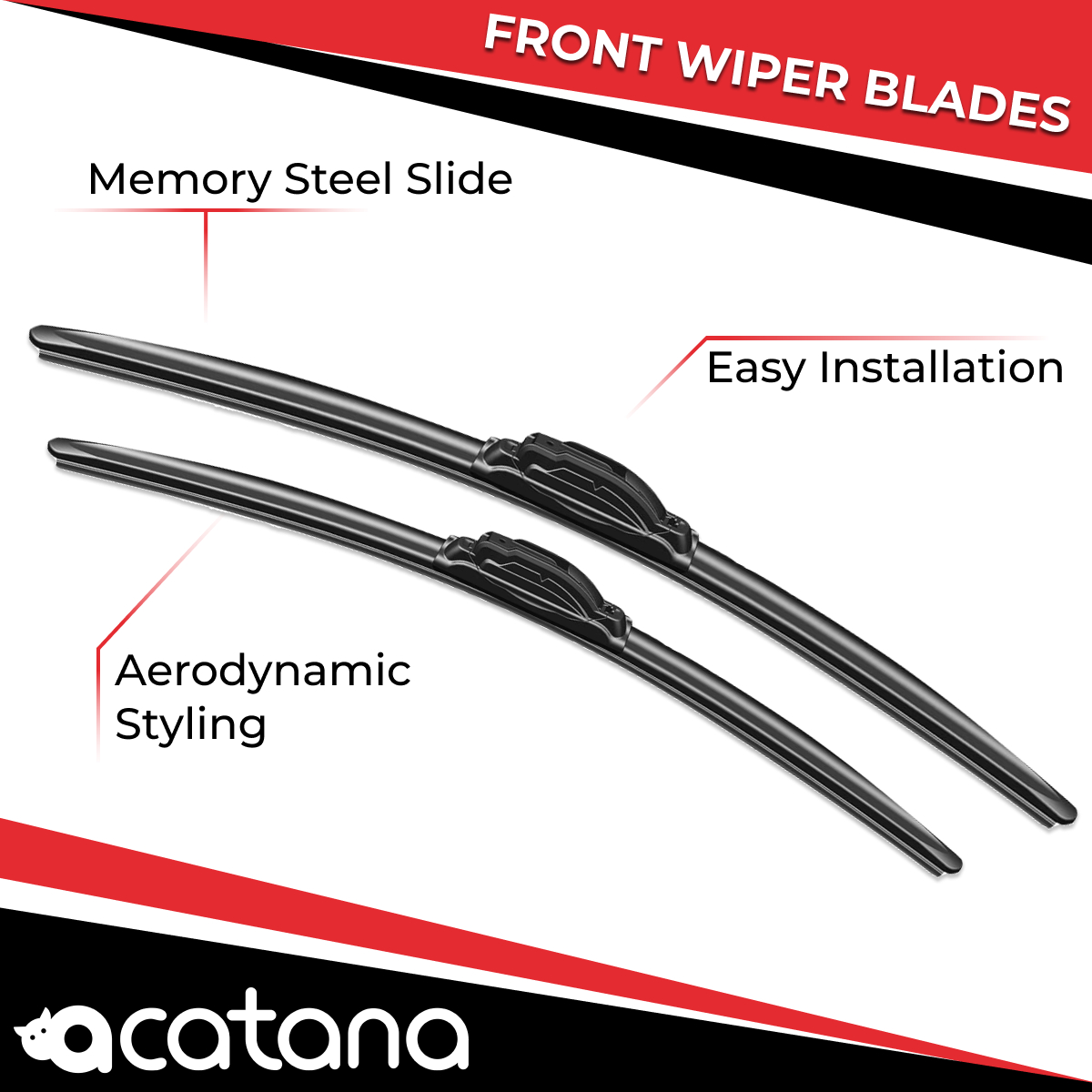 Replacement Wiper Blades for Chery Tiggo 8 Pro 2024 - 2025, Set of 2pcs 1 Aurus Auto Replacement Wiper Blades for Chery Tiggo 8 Pro 2024 - 2025, Set of 2pcs
