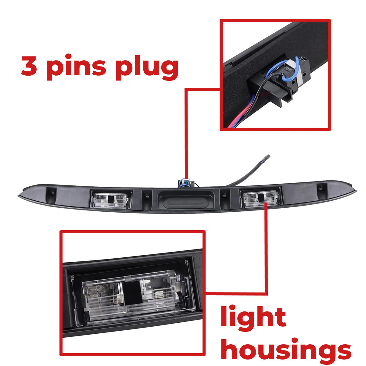 Rear Trunk Boot Handle Trim for BMW 3 Series E46 1998 - 2005 Sedan 51137170966 9 Aurus Auto Rear Trunk Boot Handle Trim for BMW 3 Series E46 1998 - 2005 Sedan 51137170966