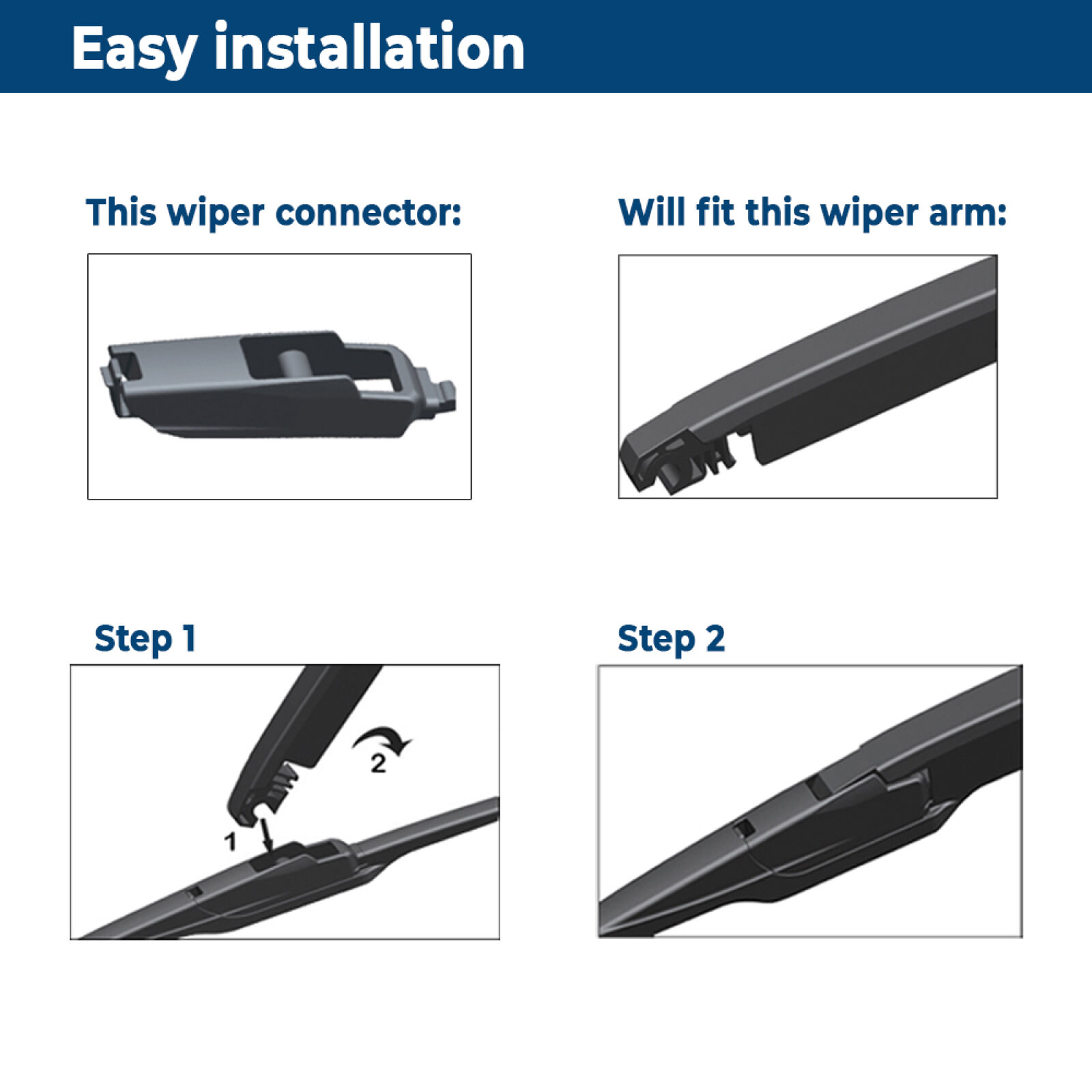 Rear Wiper Blade for Toyota Yaris XP90 2005 - 2011 Hatch 5 Aurus Auto Rear Wiper Blade for Toyota Yaris XP90 2005 - 2011 Hatch