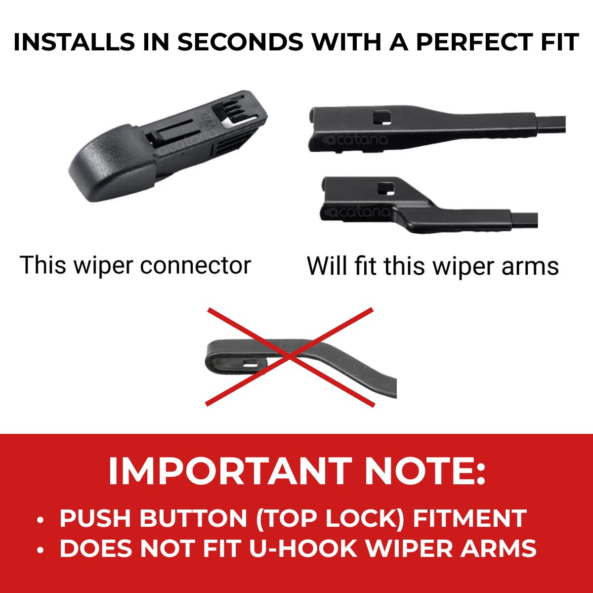 Aero Wiper Blades for Isuzu D-MAX RG LSU X-Terrain 2020 - 2023, Pair Pack 6 Aurus Auto Aero Wiper Blades for Isuzu D-MAX RG LSU X-Terrain 2020 - 2023, Pair Pack