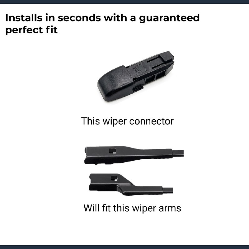 Aero Wiper Blades for Volkswagen up! 2012 - 2014 Pair Pack 5 Aurus Auto Aero Wiper Blades for Volkswagen up! 2012 - 2014 Pair Pack