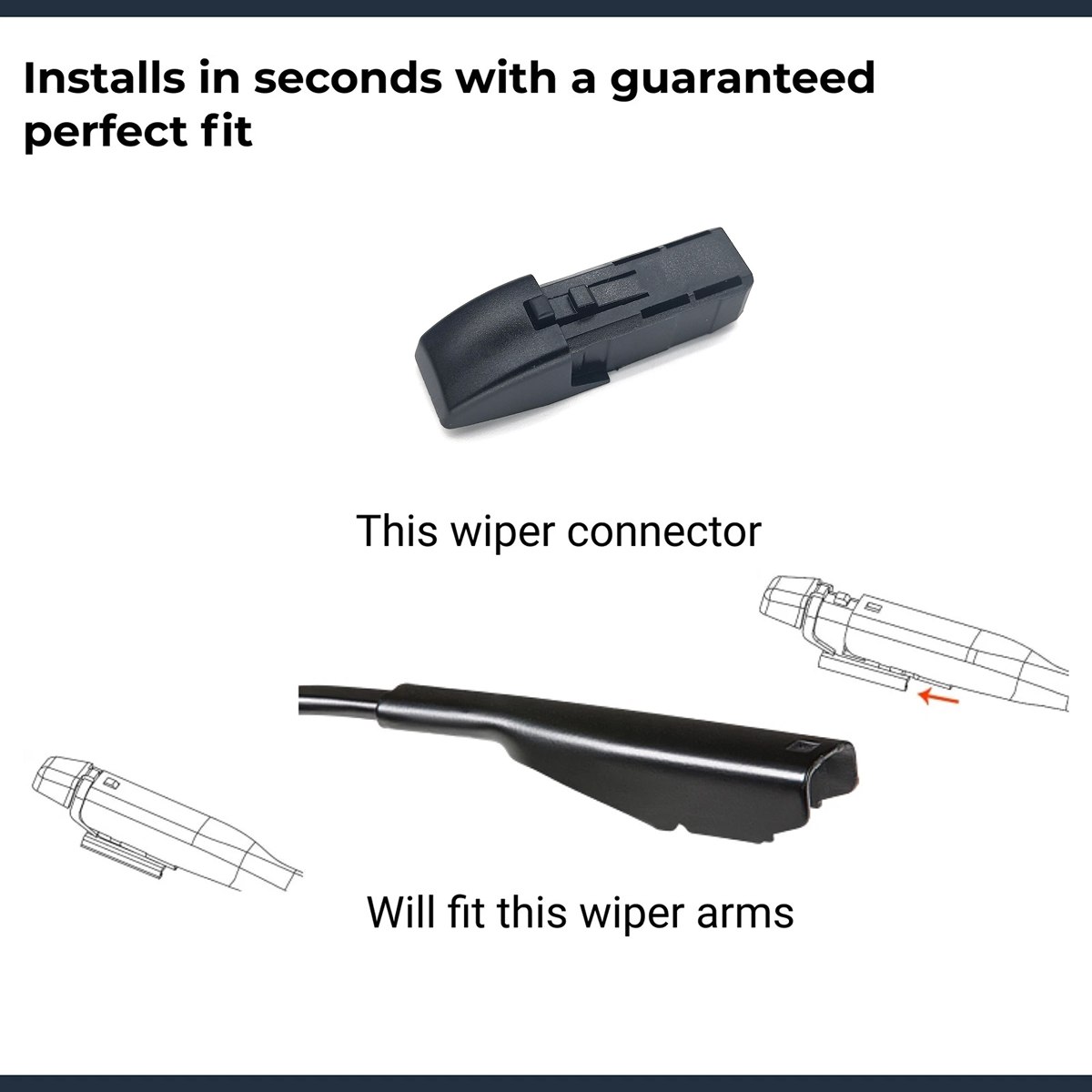 Aero Wiper Blades for Holden Trailblazer RG 2016 - 2023 Pair Pack 5 Aurus Auto Aero Wiper Blades for Holden Trailblazer RG 2016 - 2023 Pair Pack