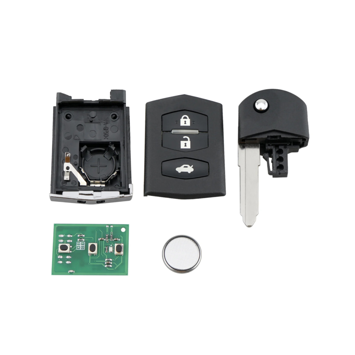 Remote Car Key Replacement for Mazda 3 2009 - 2015 9 Aurus Auto Remote Car Key Replacement for Mazda 3 2009 - 2015