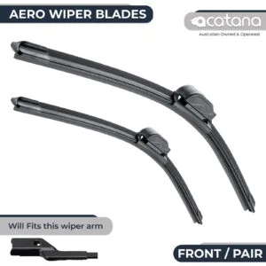 9011 Aero Wiper Blades for Skoda Fabia 5J 2007 - 2014 Pair of 21" + 21" Front Windscreen