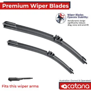 acatana Front Wiper Blades for Mercedes-Benz EQA H243 2021 Pair of 26" + 19" Windscreen Replacement