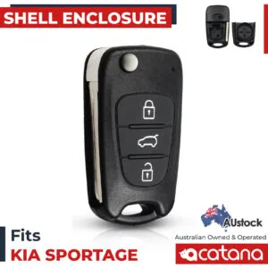 Blank Remote Key Shell Fob for Kia Sportage SL 2010 - 2014 Flip Car Key Case