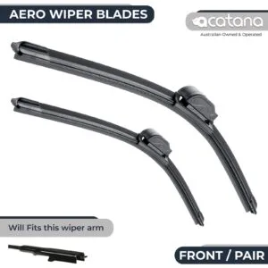 Aero Wiper Blades for Smart ForTwo W451 2008 - 2013 Pair Pack