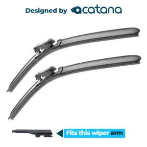 acatana Wiper Blades for MG ZS EV AZS1 2020 - 2021 Set 24" + 14" - Front
